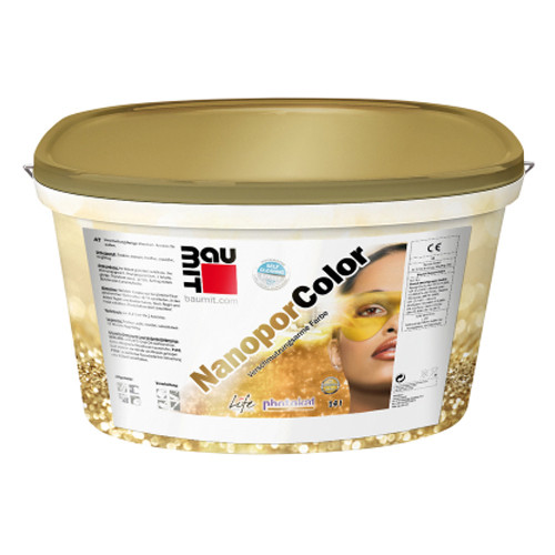 Нано краска NANOPOR COLOR - Baumit Баумит. Нано краска цена. Нано фарба