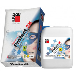 Гидроизоляционная смесь двухкомпонентная Baumit Protect 2K, 22.5 кг