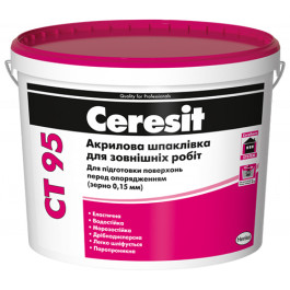 Акриловая шпаклевка CERESIT CT 95