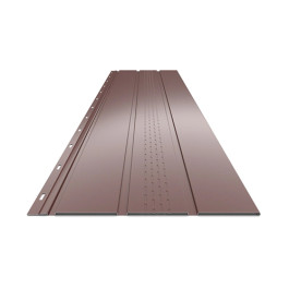Панель софит RUUKKI Soffit PANEL 30/PE шоколадно-коричневая
