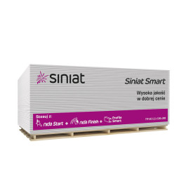 Гипсокартон экономичный Siniat Smart 