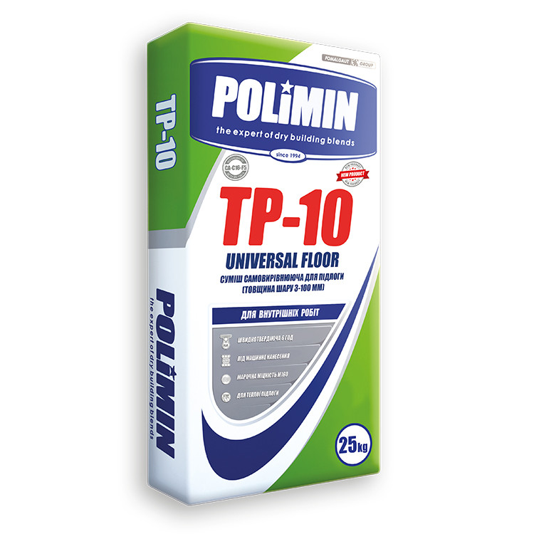 Смесь для пола TP-10 UNIVERSAL FLOOR POLIMIN