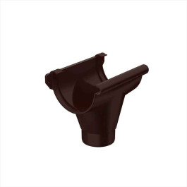Лійка ринви Galeco 110/80 мм темно-коричневий