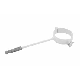 Кронштейн труби металевий L-160 PROFIL 100 мм білий