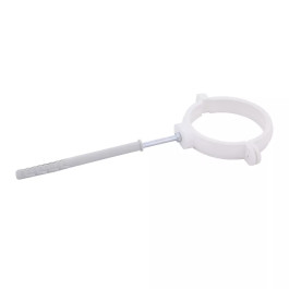 Кронштейн труби ПВХ L-220 PROFIL 100 мм білий