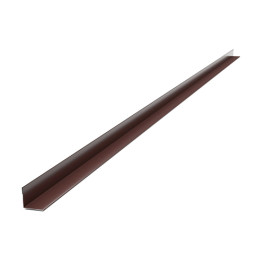 Кут внутрішній Ruukki 30/PE шоколадно-коричневий