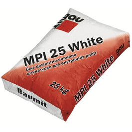 Штукатурна суміш MPI 25 Whiteатурная смесь MPI 25 White