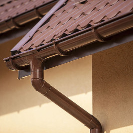 Кут внутрішній 135 градусів PROFIL 90 мм коричневий