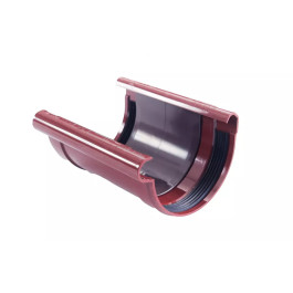 Муфта ринви з вкладкою PROFIL 130 мм червоний