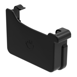 Заглушка ринви ліва Galeco 135 мм чорний